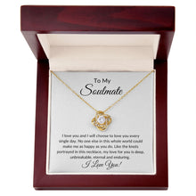 Load image into Gallery viewer, To My Soulmate | Love Knot Necklace
