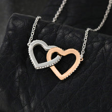 Load image into Gallery viewer, To My Queen | Interlocking Heart Necklace
